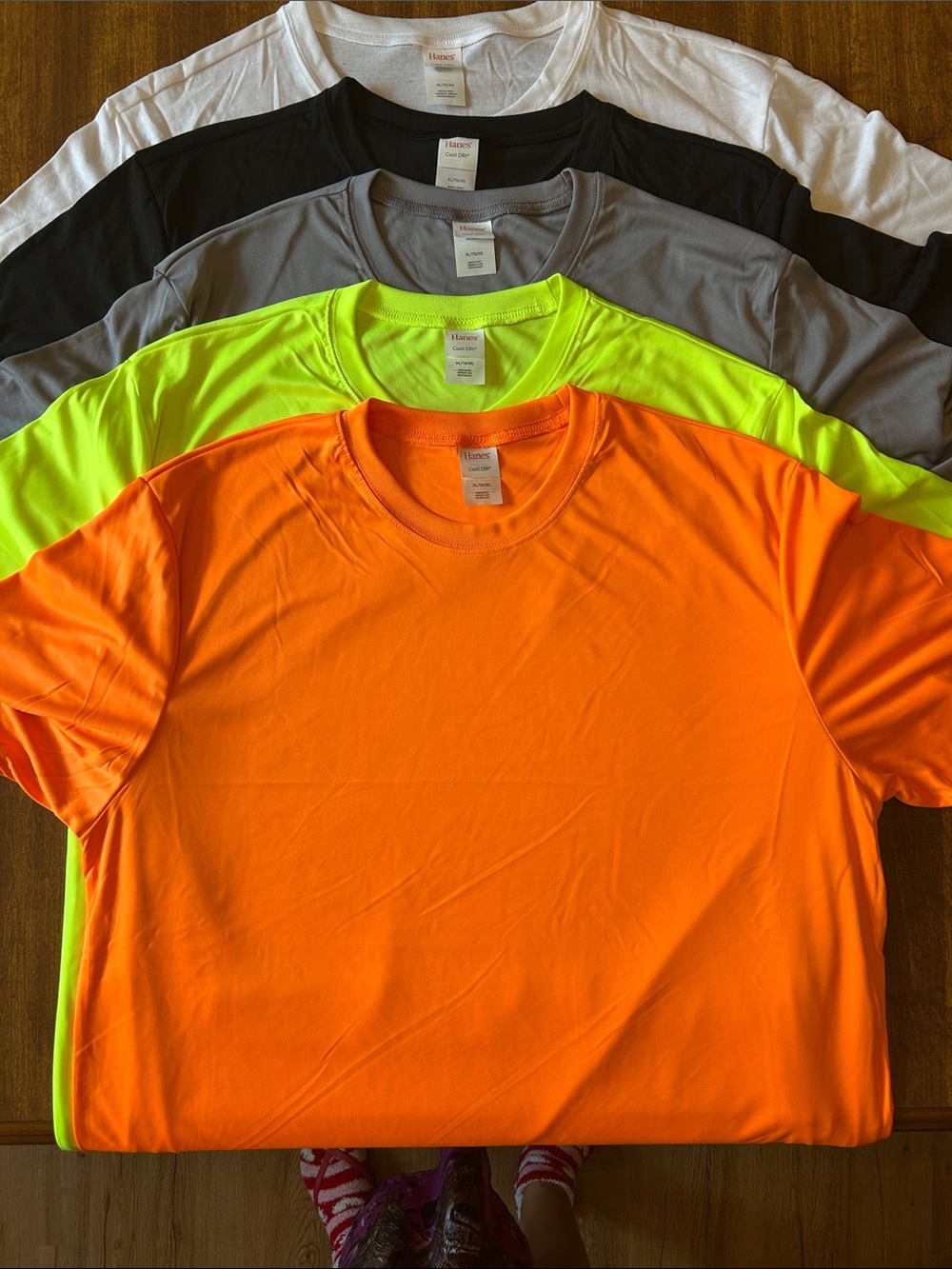 BRAND NEW‼️ 5 Men’s Crew Neck T-Shirt Bundle Cool Dri - XL